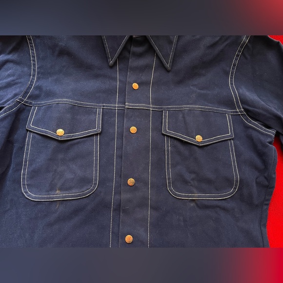 Mr. Witt Men's Long Sleeve Vintage Long Sleeve Rockabilly Western Shacket Sz: S - Picture 4 of 14